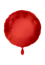 Folienballon 45cm Rund Rot
